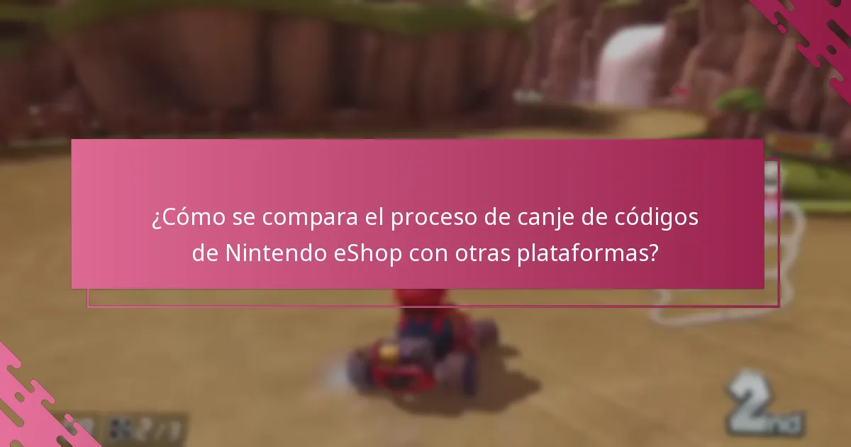 ¿Cuáles son los requisitos para canjear códigos de Nintendo eShop?