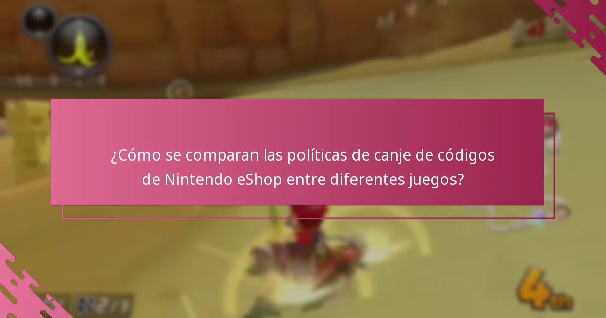 ¿Con qué frecuencia se pueden usar los códigos de Nintendo eShop para Mario Kart 8 Deluxe?