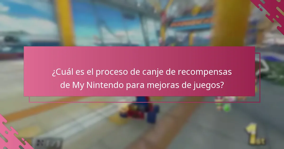 ¿Cuáles son las condiciones para canjear las recompensas de My Nintendo?