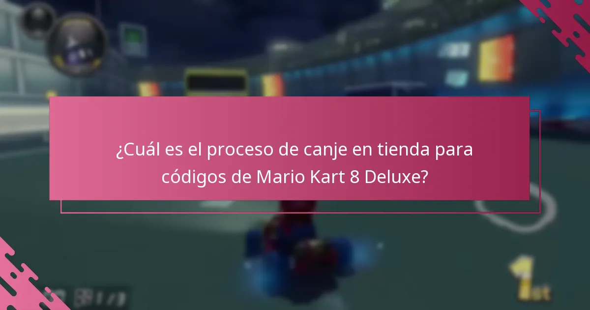 ¿Cómo puedo canjear códigos usando la aplicación móvil para Mario Kart 8 Deluxe?