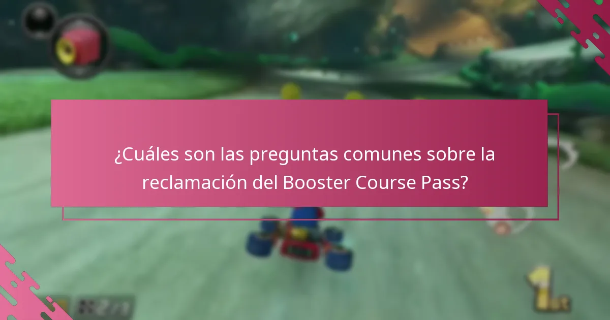 ¿Qué restricciones se aplican a la reclamación del Booster Course Pass?