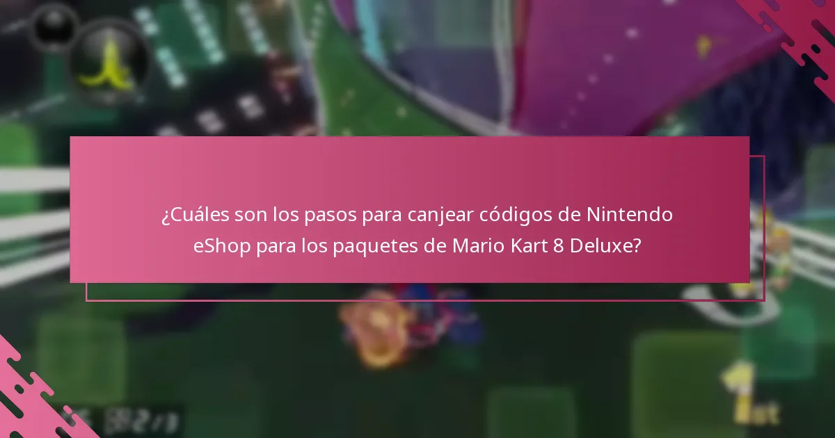 ¿Cuáles son las limitaciones de los códigos de Nintendo eShop para los paquetes?