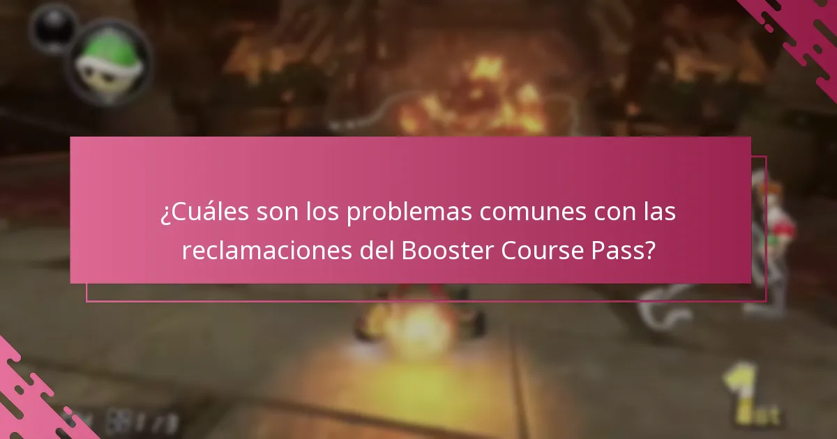 ¿Dónde puedo encontrar soporte para las reclamaciones del Booster Course Pass?