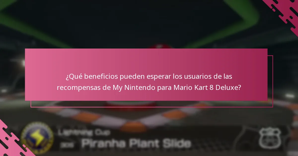 ¿Qué plataformas admiten el canje de recompensas de My Nintendo para Mario Kart 8 Deluxe?